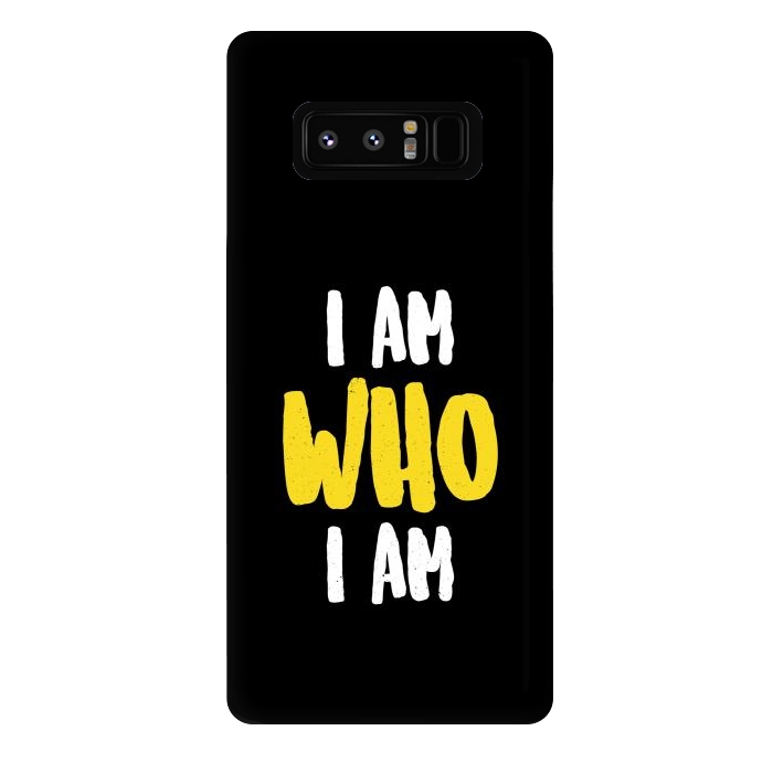 Galaxy Note 8 StrongFit i am who i am by TMSarts