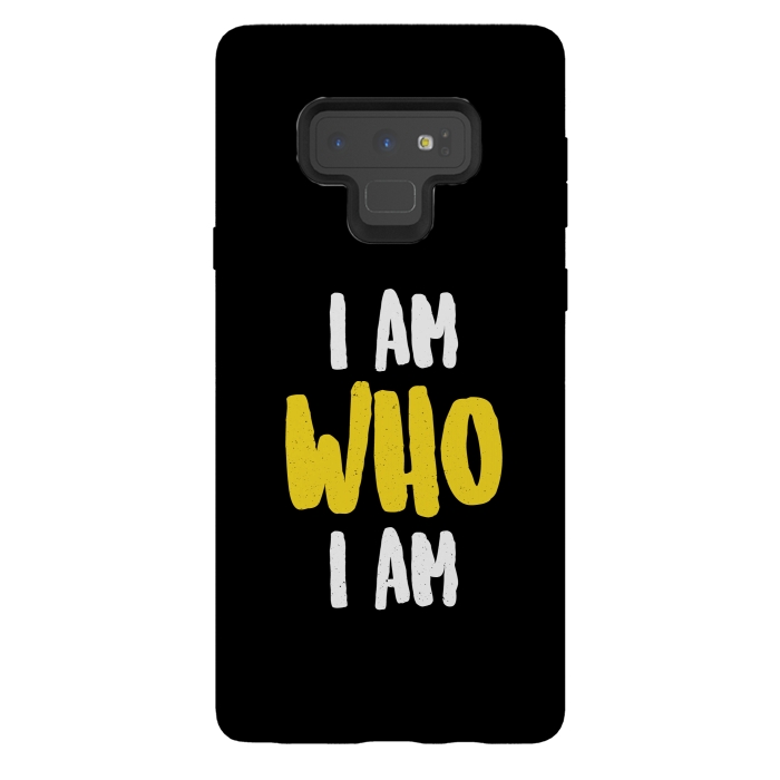Galaxy Note 9 StrongFit i am who i am by TMSarts