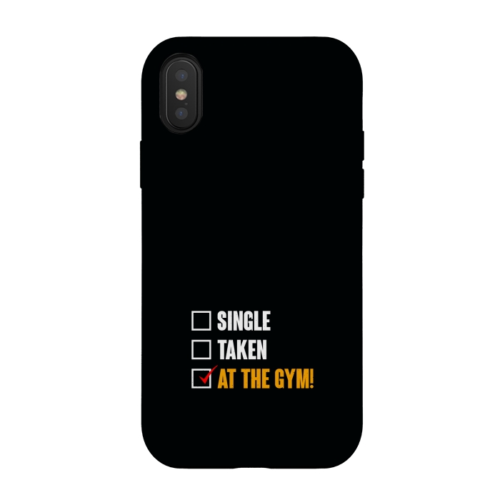 iPhone Xs / X StrongFit single taken gym by TMSarts