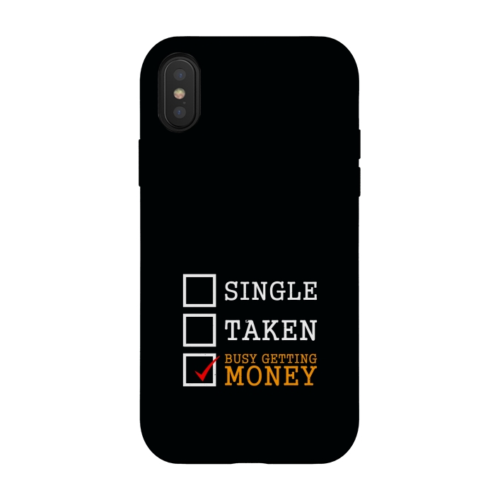 iPhone Xs / X StrongFit single taken money by TMSarts