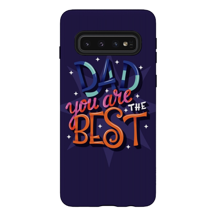 Galaxy S10 StrongFit Dad You Are The Best 03 by Jelena Obradovic