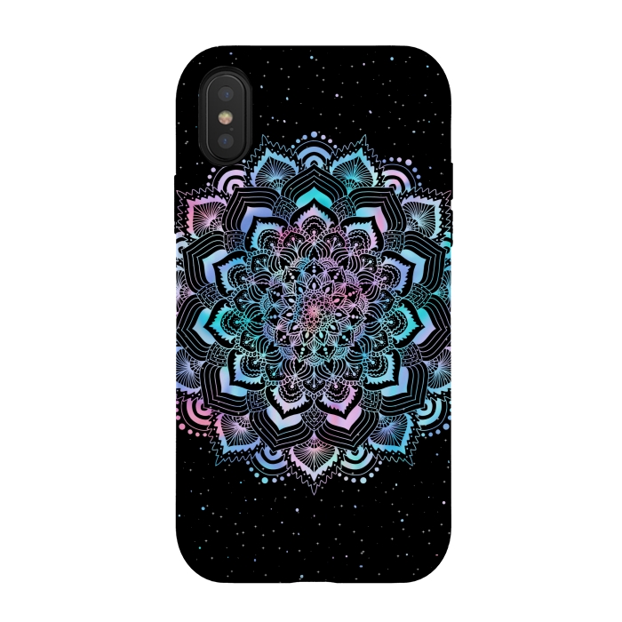 iPhone Xs / X StrongFit Galaxy mandala by Jms