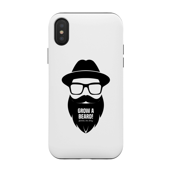 iPhone Xs / X StrongFit grow a beard by TMSarts