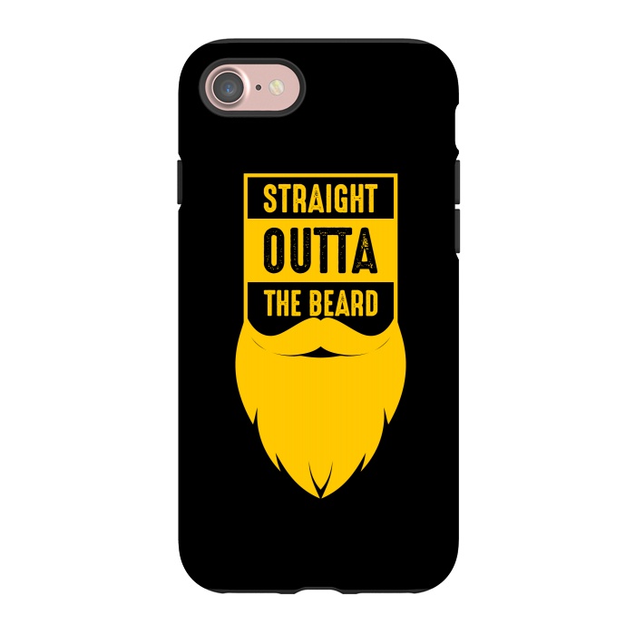 iPhone 7 StrongFit straight beard yellow by TMSarts