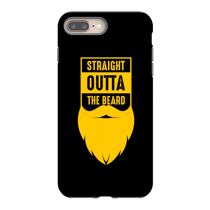 iPhone 7 plus StrongFit straight beard yellow by TMSarts