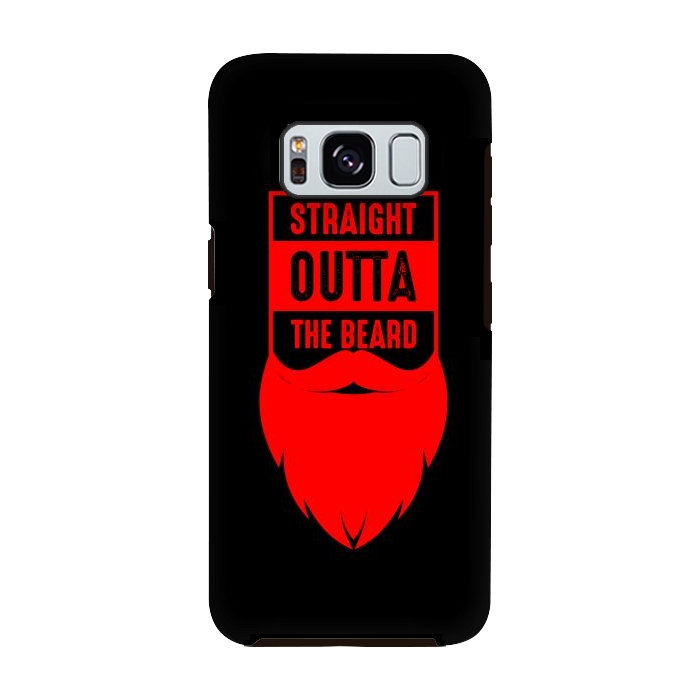 Galaxy S8 StrongFit straight beard red by TMSarts