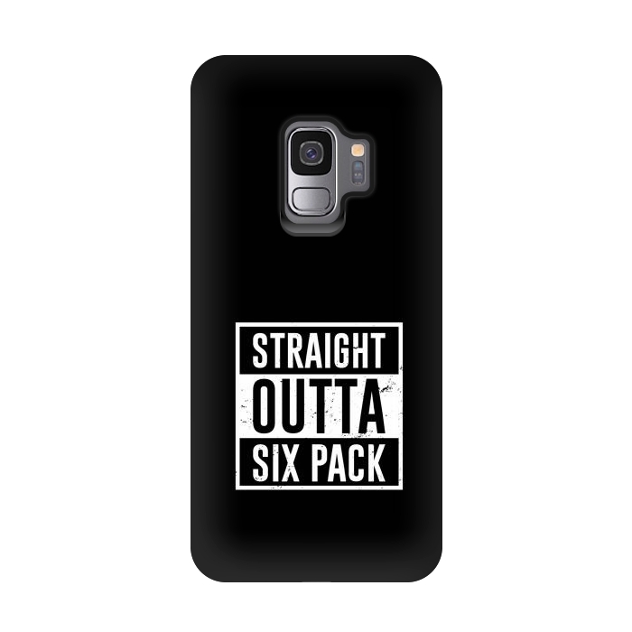 Galaxy S9 StrongFit straight outta six pack by TMSarts