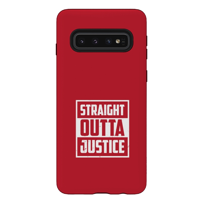 Galaxy S10 StrongFit straight outta justice by TMSarts