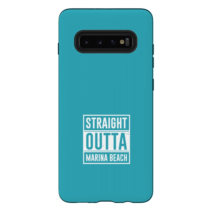 Galaxy S10 plus StrongFit straight outta marina beach by TMSarts