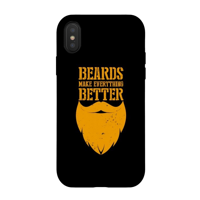 iPhone Xs / X StrongFit beards everything better by TMSarts