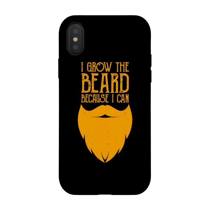 iPhone Xs / X StrongFit i grow the beard by TMSarts