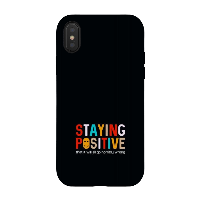 iPhone Xs / X StrongFit staying positive  by TMSarts