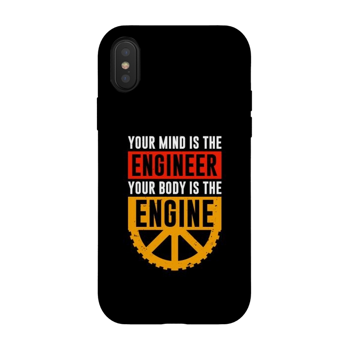 iPhone Xs / X StrongFit your mind the engineer  by TMSarts