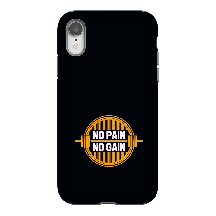 iPhone Xr StrongFit no pain no gain by TMSarts