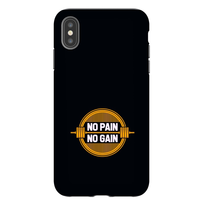 iPhone Xs Max StrongFit no pain no gain by TMSarts