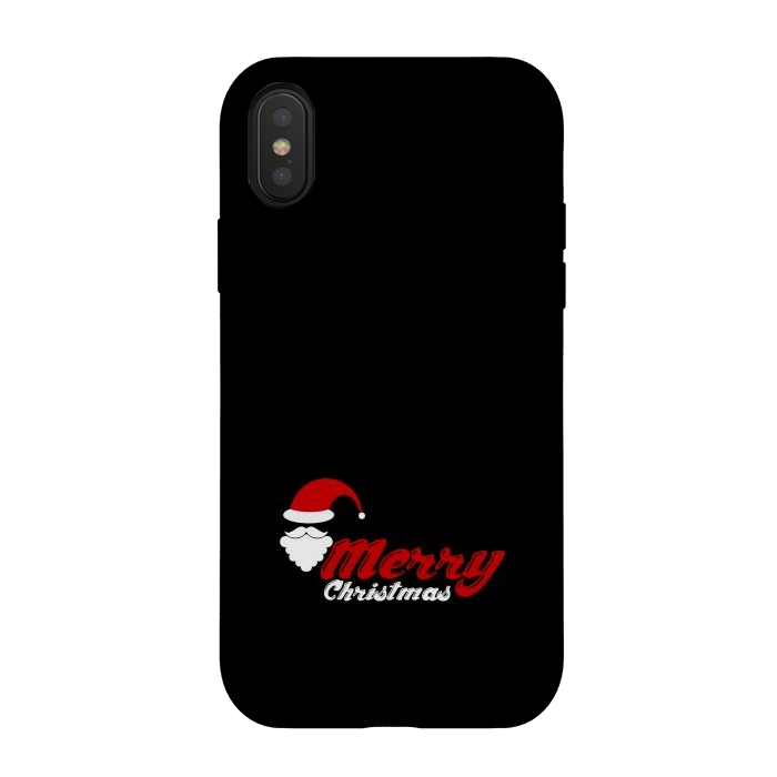 iPhone Xs / X StrongFit merry christmas by TMSarts
