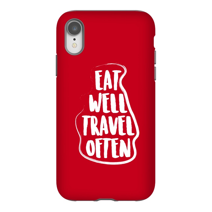 iPhone Xr StrongFit eat well travel often by TMSarts