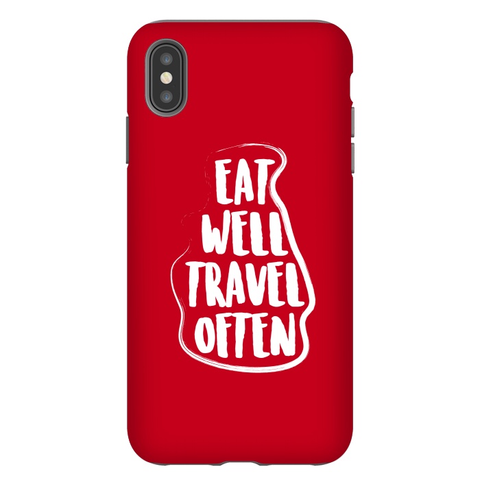 iPhone Xs Max StrongFit eat well travel often by TMSarts