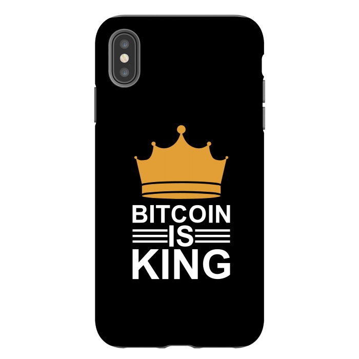 iPhone Xs Max StrongFit bitcoin king by TMSarts