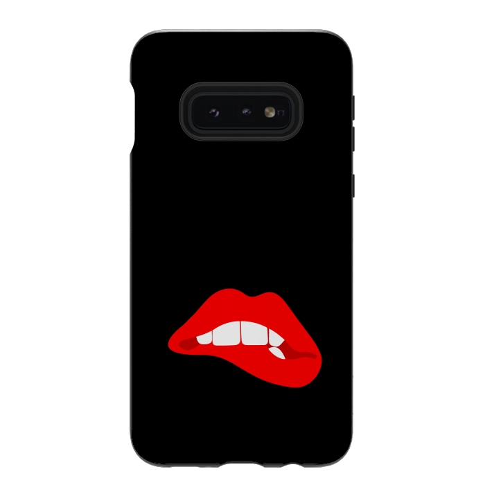 Galaxy S10e StrongFit romantic lip by TMSarts