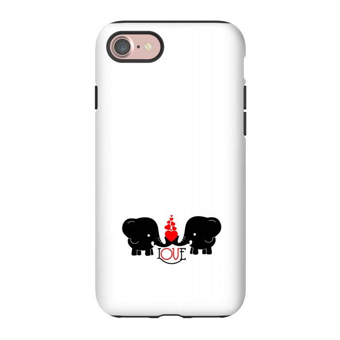 iPhone 7 StrongFit elephants love by TMSarts