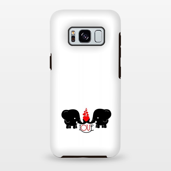Galaxy S8 plus StrongFit elephants love by TMSarts