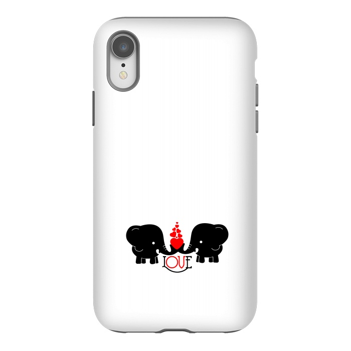 iPhone Xr StrongFit elephants love by TMSarts
