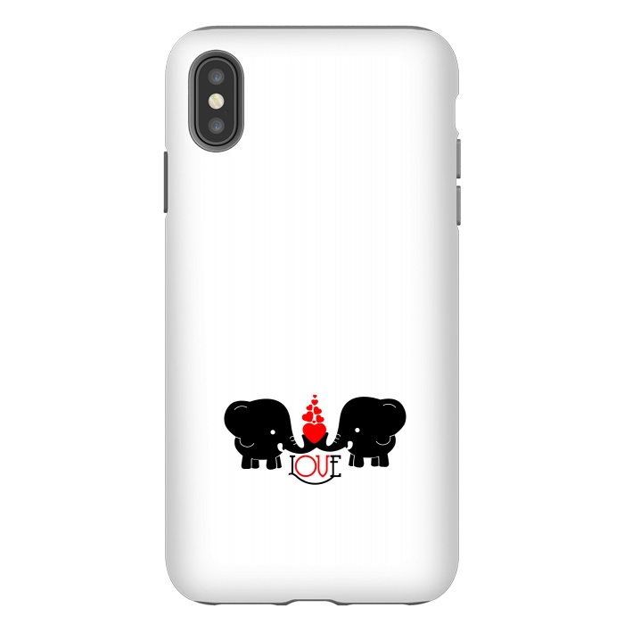iPhone Xs Max StrongFit elephants love by TMSarts