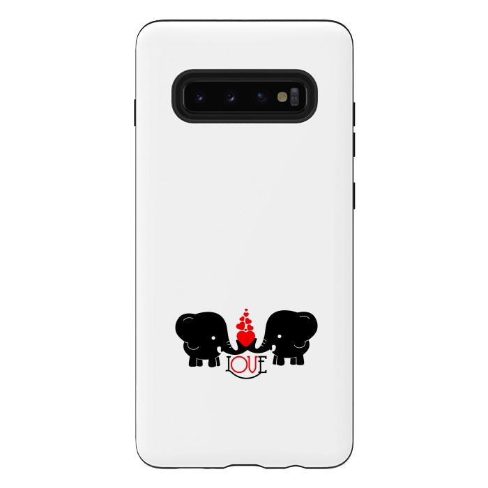 Galaxy S10 plus StrongFit elephants love by TMSarts