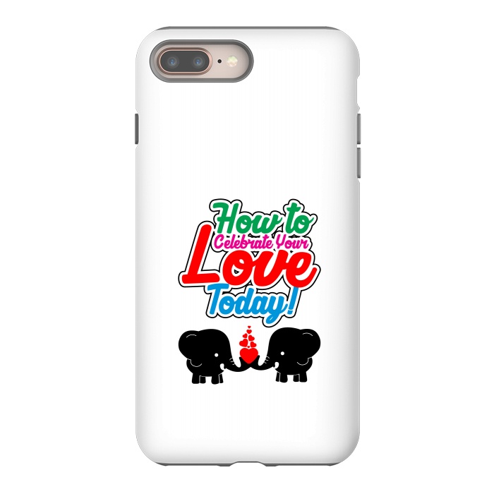 iPhone 7 plus StrongFit celebrate elephants by TMSarts