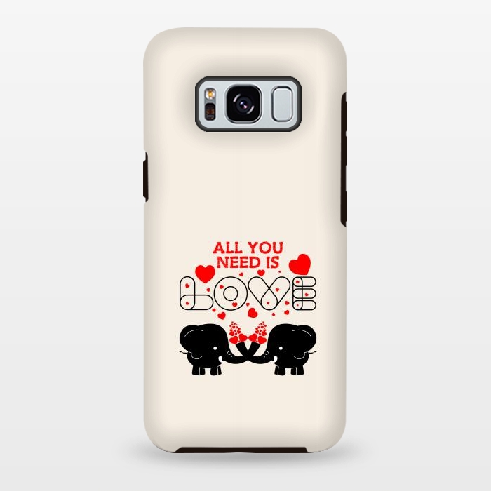 Galaxy S8 plus StrongFit all you need elephants by TMSarts