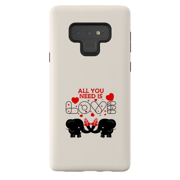 Galaxy Note 9 StrongFit all you need elephants by TMSarts