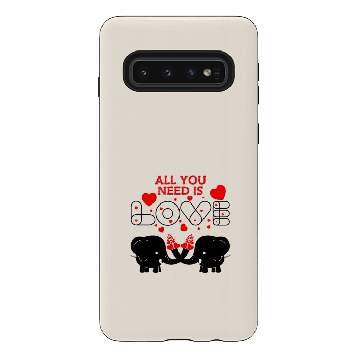 Galaxy S10 StrongFit all you need elephants by TMSarts