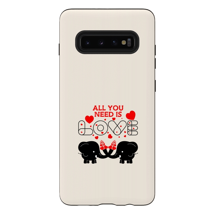 Galaxy S10 plus StrongFit all you need elephants by TMSarts