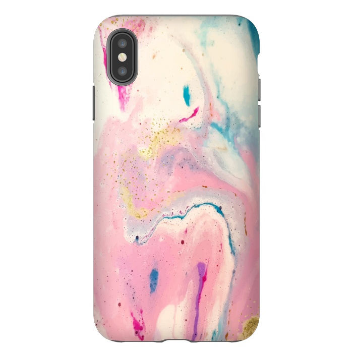 iPhone Xs Max StrongFit marble abstract pattern by MALLIKA