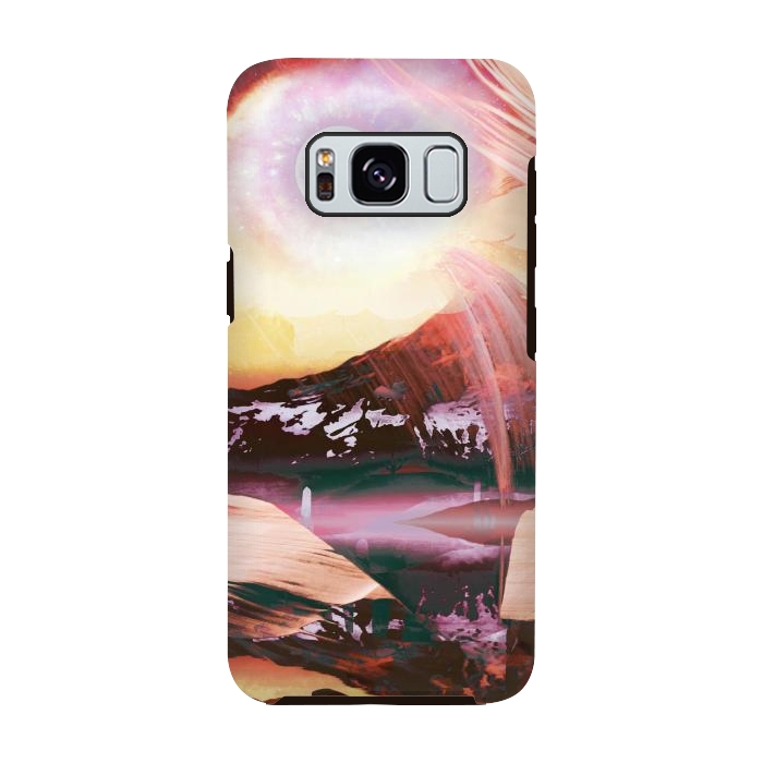 Galaxy S8 StrongFit Surreal mountain valley landscape by Oana 
