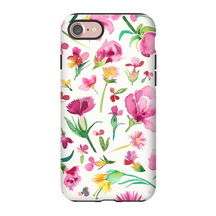 iPhone 7 StrongFit Little Flowers Bud by Ninola Design
