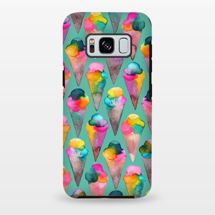Galaxy S8 plus StrongFit Ice Cream Summer Cones by Ninola Design