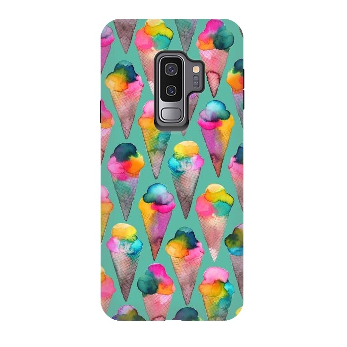 Galaxy S9 plus StrongFit Ice Cream Summer Cones by Ninola Design