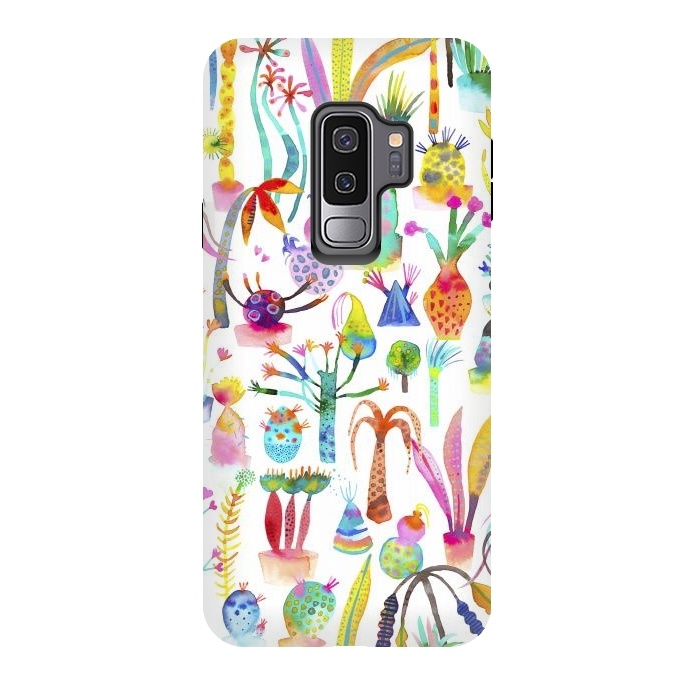 Galaxy S9 plus StrongFit Lush Modern Garden by Ninola Design