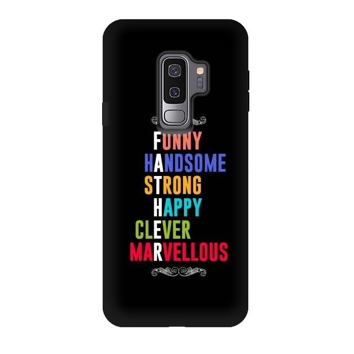 Galaxy S9 plus StrongFit father strong by TMSarts