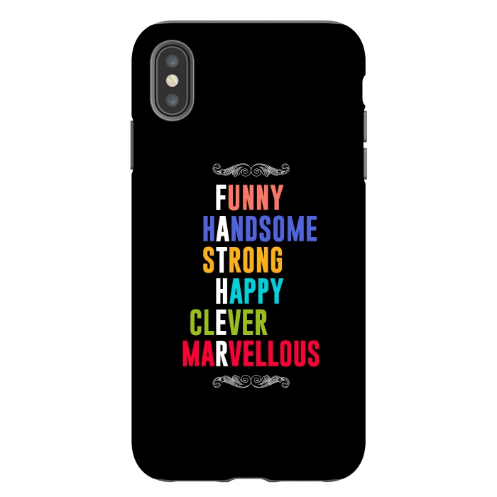 iPhone Xs Max StrongFit father strong by TMSarts