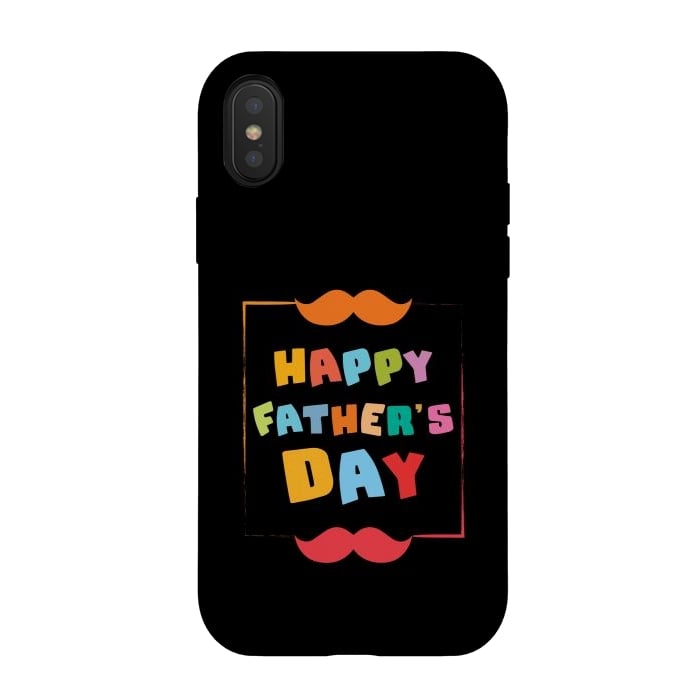iPhone Xs / X StrongFit happy fathers day by TMSarts