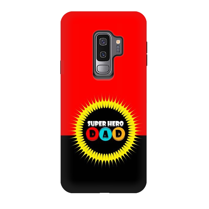 Galaxy S9 plus StrongFit super hero dad by TMSarts