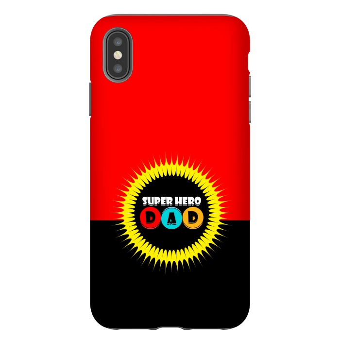 iPhone Xs Max StrongFit super hero dad by TMSarts