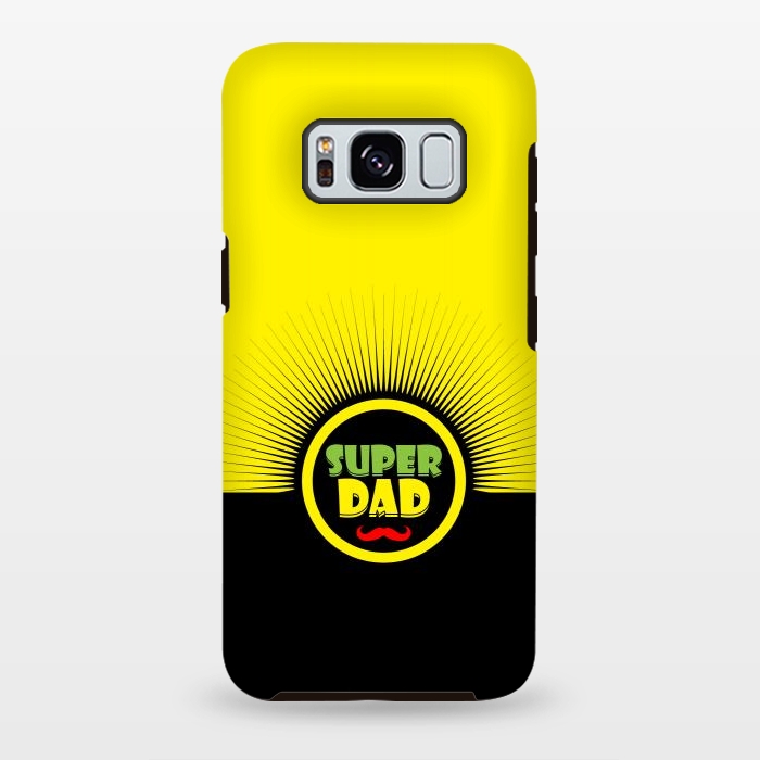 Galaxy S8 plus StrongFit super dad mustache by TMSarts
