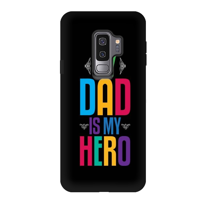 Galaxy S9 plus StrongFit my dad typography by TMSarts