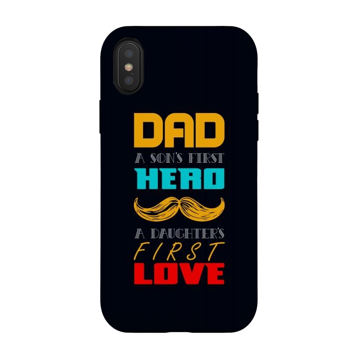 iPhone Xs / X StrongFit sons daughters first love by TMSarts