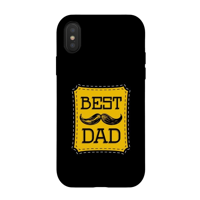iPhone Xs / X StrongFit best dad by TMSarts