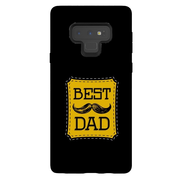 Galaxy Note 9 StrongFit best dad by TMSarts
